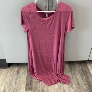 Korsis medium pink tee shirt dress